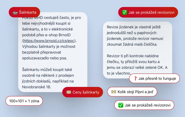 Chatbot s Čendou | DPMBinfo