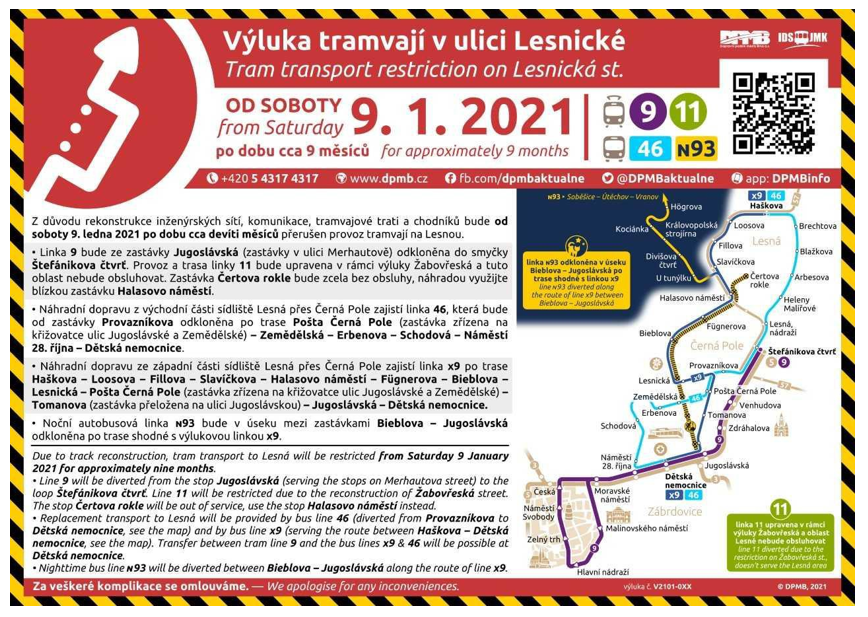 výluka na lesnické