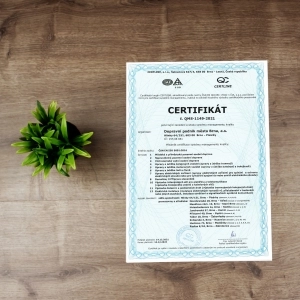 Certifikace ISO 9001:2016